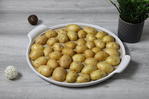 Überbackene Ofenkartoffeln auf der White Lady oder Ofenzauberer von Pampered Chef®