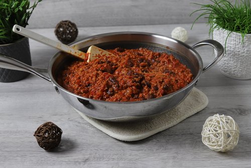Chili con Carne in der Edelstahl-Wokpfanne von Pampered Chef®
