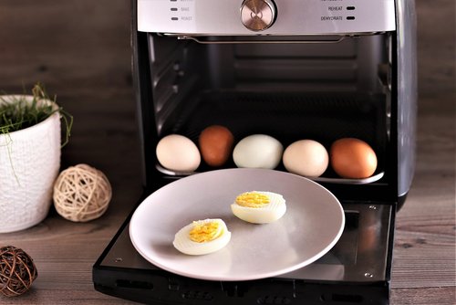 Eier kochen im Deluxe Air Fryer von Pampered Chef®