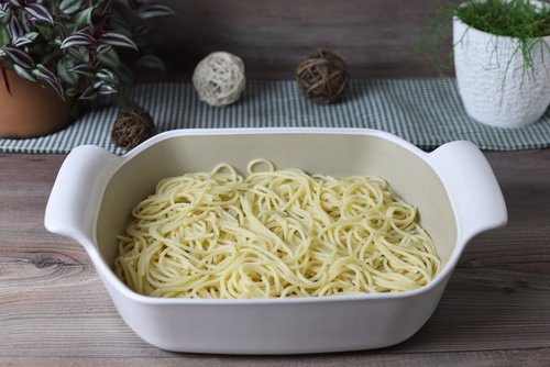Spaghetti-Auflauf im großen Bäker von Pampered Chef®