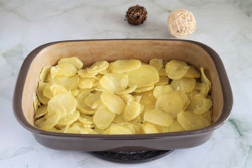 Lachs-Kartoffel-Töpfchen in der Ofenhexe von Pampered Chef®