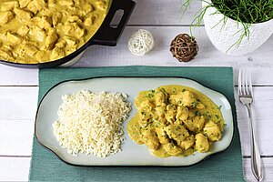 Indisches Chickencurry in der gusseisernen Pfanne von Pampered Chef®