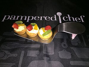 Obst-Creme-Törtchen aus der Mini-Muffinform