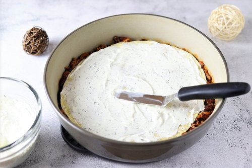 Chili-Lasagne aus der Stoneware rund von Pampered Chef®