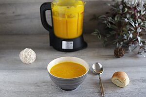 Kürbissuppe im Deluxe Blender von Pampered Chef®