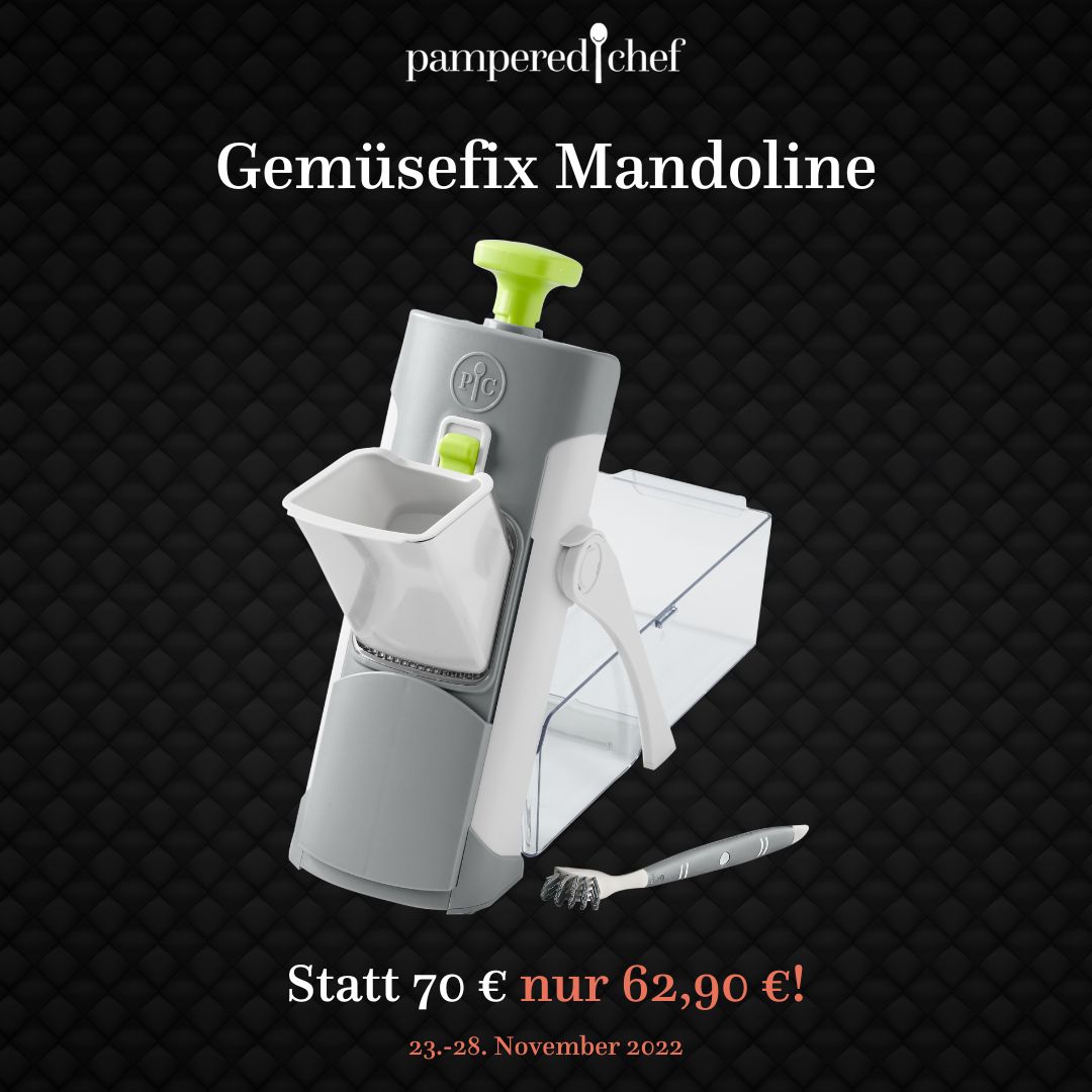 Angebot Pampered Chef Black Friday Gemüsefix Mandoline