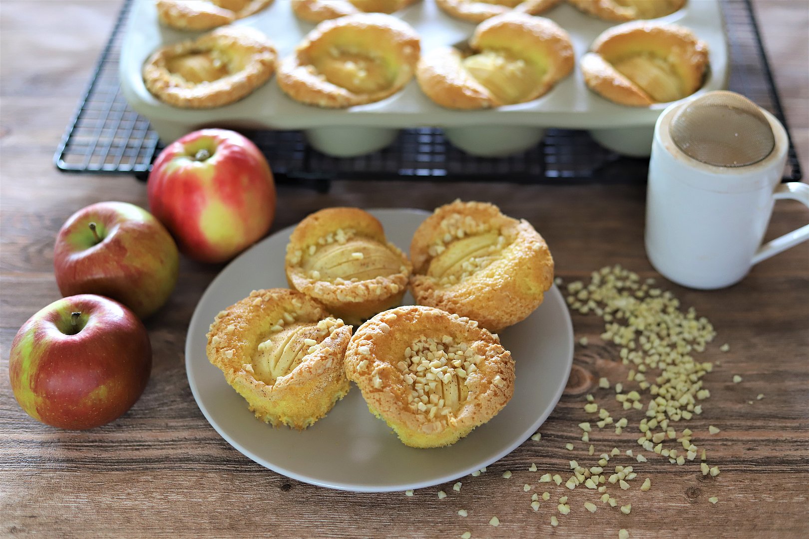 Apfelmuffins aus dem 12-er Snack oder Muffinform von Pampered Chef®