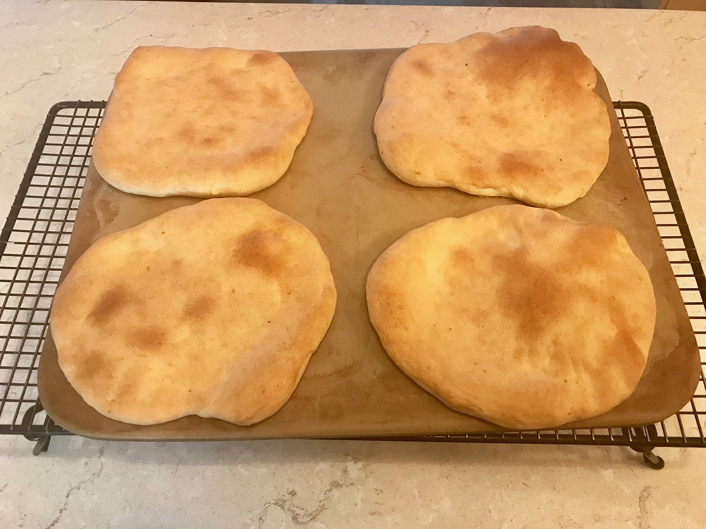 Pita-Brote auf dem Zauberstein von Pampered Chef®